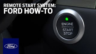 Ford Remote Start System  Ford HowTo  Ford [upl. by Fia]