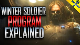 The Winter Soldier Program Explained  MCU Lore [upl. by Ayhtak]