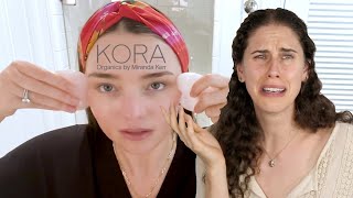 Esthetician Reacts To Supermodels Skincare Routine  Miranda Kerrs Skincare amp Kora Organics [upl. by Schober248]