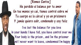 Promise  Romeo Santos ft Usher Lyrics English and Spanish  Translation to English AND to Spanish [upl. by Sorel]