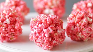 How to Make Popcorn Balls  Easy Homemade Popcorn Ball Recipe [upl. by Pedersen]