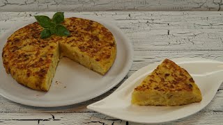 Patatesli Ispanyol Omleti Tortilla de Patata Rezept [upl. by Larual]