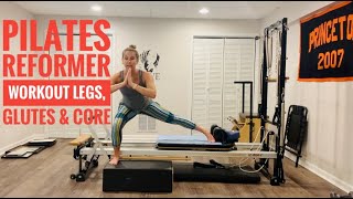 Advanced Pilates Reformer Workout Legs Glutes amp Core [upl. by Madlen]