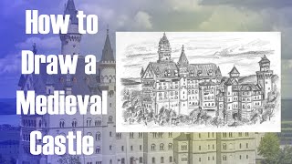 How to Draw a Medieval Castle [upl. by Isawk707]