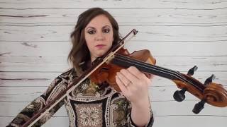 Violin Lesson 6 Whole Notes and Dotted Quarter Notes [upl. by Nananne924]