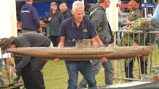 GERMAN Type VII UBOAT RC SUBMARINE DIVE and RESURFACE demonstration [upl. by Alinoel]