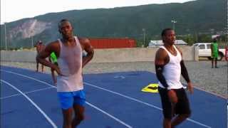 Usain Bolt  Glen Mills Training Session [upl. by Euqinna676]