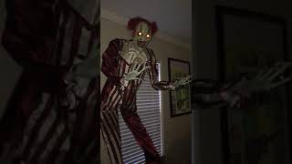 Spirit Halloween 65 Ft Towering Creepy Clown Animatronics [upl. by Gatian]