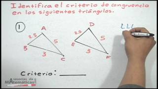 Triángulos congruentes│ejercicio 1 [upl. by Dearman]