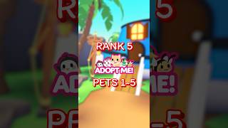 Ranking Adopt Me Pets [upl. by Siram]