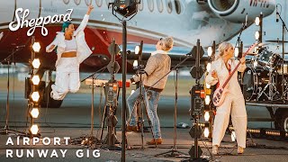 Sheppard  Live from the Airport Runway Performance [upl. by Aihsal]