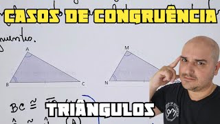 Casos de congruência de triângulos  Parte I [upl. by Joelie]