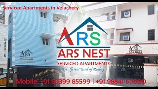 Serviced Apartments in Velachery  ARS NEST [upl. by Crow91]