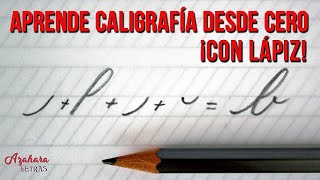 ➡️ APRENDER CALIGRAFÍA DESDE CERO  Pauta PDF [upl. by Peyter]