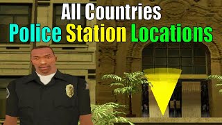 All Countries Police Station Locations in GTA San Andreas [upl. by Francie320]