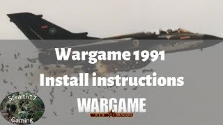 Wargame Red Dragon  Wargame 1991 Mod Install Instruction [upl. by Ybab]