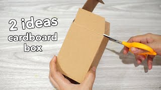 VERY LOW COST CREATIVE IDEAS WITH CARDBOARD BOX  DIY CARDBOARD CRAFTS [upl. by Latsyk]