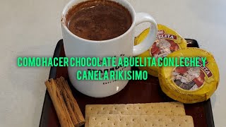 Como hacer choclate abuelita con Leche [upl. by Bettencourt701]