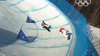 Mens Snowboard Cross  Final Turin 2006 Winter Olympic Games [upl. by Cirnek534]