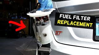 HOW TO REPLACE FUEL FILTER ON FORD FIESTA MK7 ST [upl. by Constance]