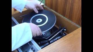 HMV Stereomaster radiogram 2419  Pt1 BSR turntable servicing [upl. by Hamel99]