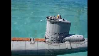 RC Uboat type XXIIIelectric torpedo scale 135 [upl. by Sherye789]