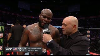 UFC 229 Derrick Lewis Octagon Interview [upl. by Nauq241]