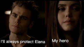 Stefan being a protective boyfriend for Elena [upl. by Natsrik664]