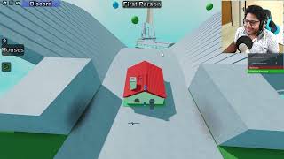 Survive The SLIDING House Challenge in Roblox  AyushMore EktaMore [upl. by Sairahcaz49]