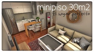 minipiso 30m2  322ft2 El hogar perfecto [upl. by Aicnetroh]