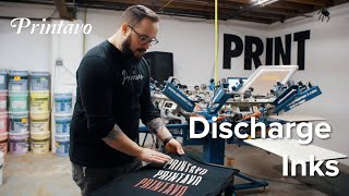 Screen Printing with Discharge Inks  Learn The Basics [upl. by Nocaj102]