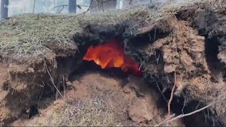 The danger of fires burning underground in Oregon [upl. by Accebber]