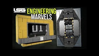 Space Engineers  Retracting Landing Gear amp Rolling Gate [upl. by Tortosa]