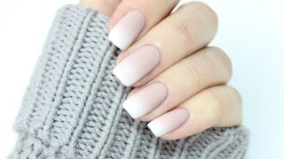 Easy Ombré French Manicure [upl. by Bocyaj172]