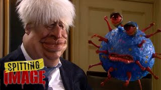 Boris Johnson Sleeps With the Virus  Spitting Image [upl. by Niabi]