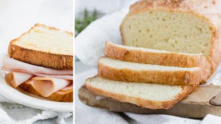 Easy Keto Bread with no crazy ingredients GLUTEN FREE TOO [upl. by Annaira]