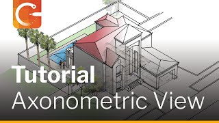 From Floor Plan to Axonometric View  Architect Osama Elfar [upl. by Chrotoem]