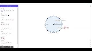 Inscribed Regular Polygons on GeoGebra [upl. by Gerdi]