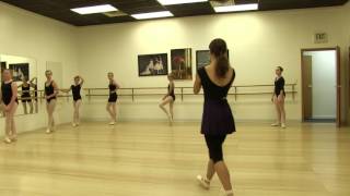 Alyssas Teaching Practicum 1 Pointe Class [upl. by Ribble]