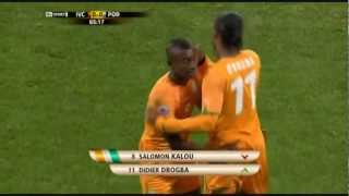 Drogba MAGIC entrance World Cup 2010 Portugal  Ivory Coast [upl. by Cammi]