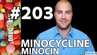 MINOCYCLINE MINOCIN  PHARMACIST REVIEW  203 [upl. by Mcgraw]