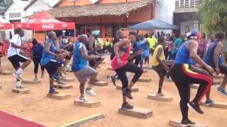 Home Gym Mwenge Dance Aerobic Workout [upl. by Obel]