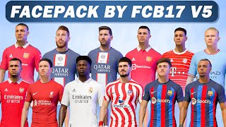 How To Install FacePack V5 By FCB17 For FIFA22  TU17 [upl. by Dayir]