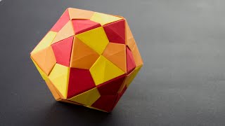 Origami Icosahedron [upl. by Ynaffad]