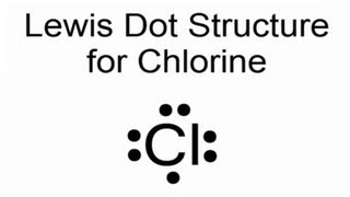 Lewis Dot Structure for Chlorine Atom Cl [upl. by Friday976]