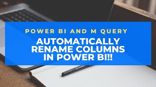 Automatically rename columns in Power BI [upl. by Marianna]