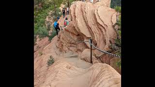 Angels Landing Chains  Zion National Park  Utah [upl. by Joanie]