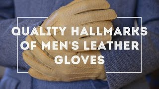 Mens Leather Dress Gloves Guide amp How To Find A Quality Glove in Peccary Lamb Nappa Leather [upl. by Inahpets]