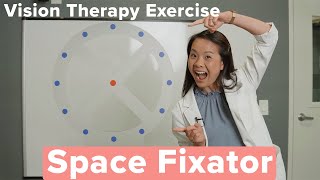 👀 A Vision Therapy Exercise To Improve Eye Tracking  Space Fixator [upl. by Amled]