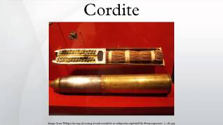 Cordite [upl. by Wyndham]